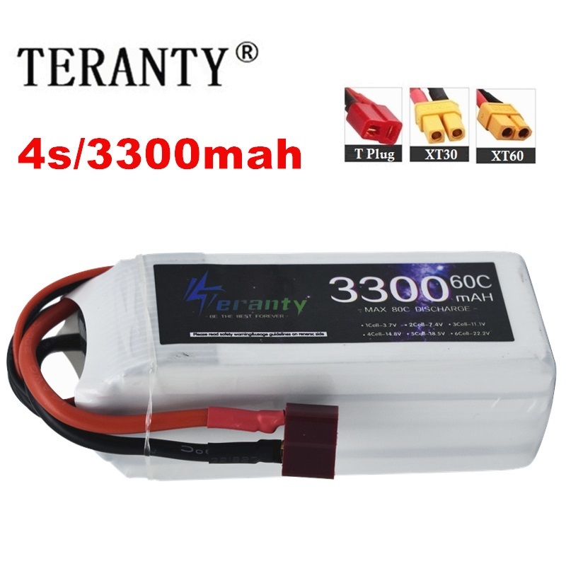 Drone Battery Connector - Batterie Rechargeable LiPo 4s 3300mAh 60C