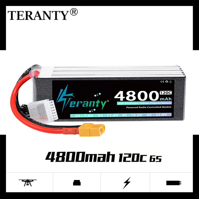 Drone Battery Connector - Batterie Lipo TERANTY 6S 4800mAh 22.8V