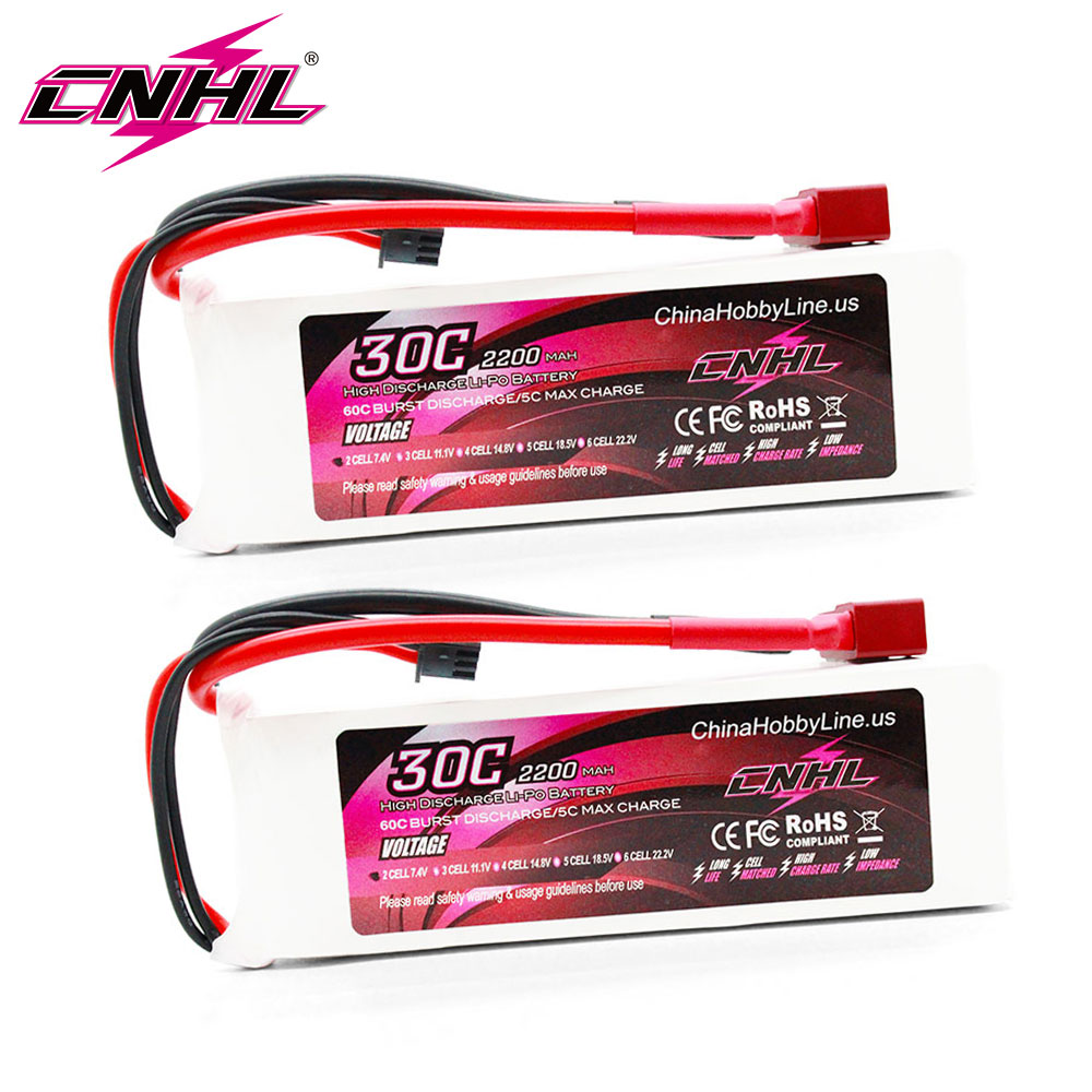 Drone Battery Bag - 2 pièces CNHL 2S 7.4V batterie
