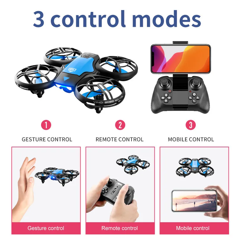 Nouveau mini drone V8 4K profe - Drone Battery Box avis et prix