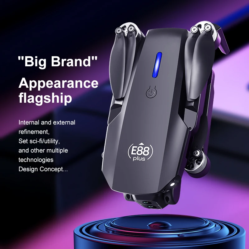 Nouveau drone quadrirotor E88  - Drone Battery Case avis et prix