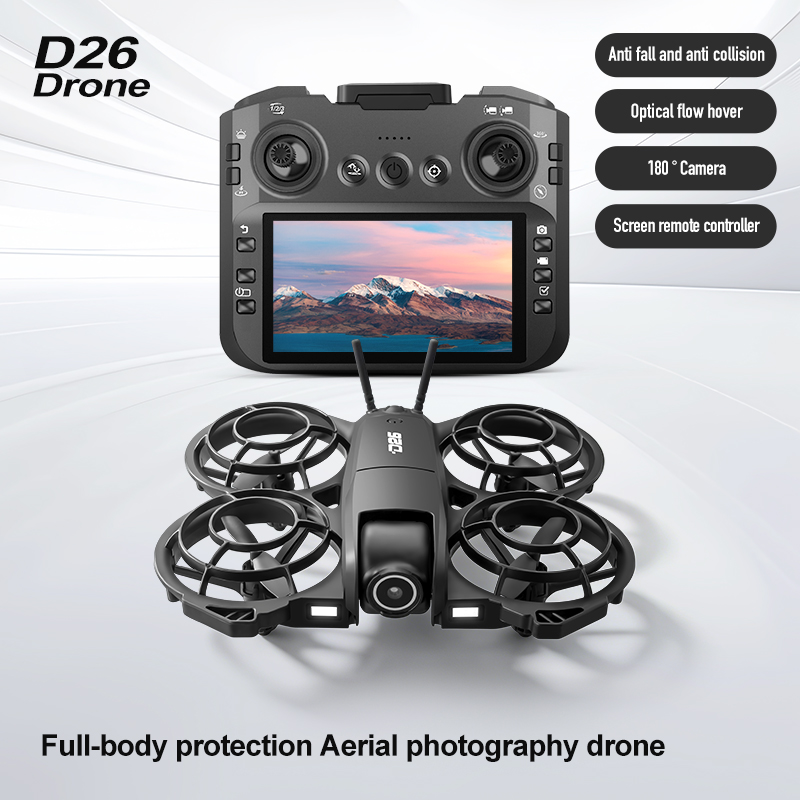 Drone D26 4K Aérien HD 180 °   - Drone Battery Box avis et prix