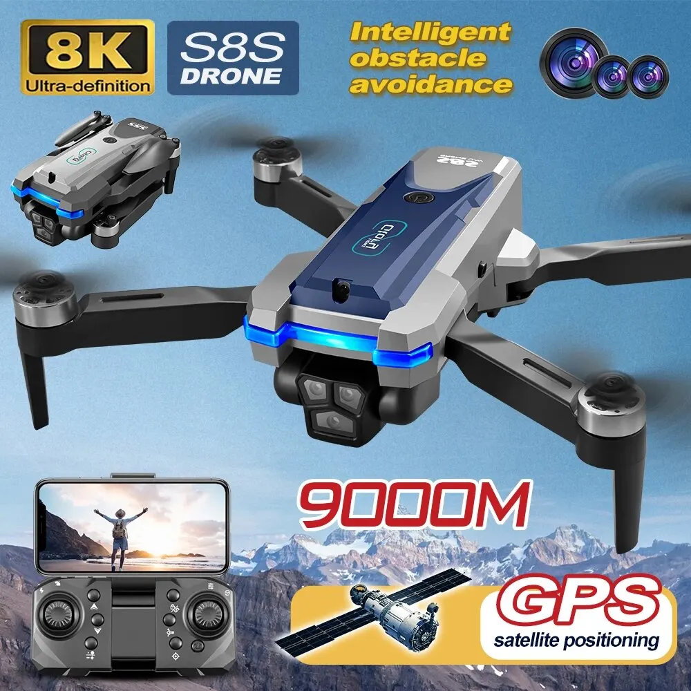 Drone GPS S8S 5G Wifi 8K HD po - Drone Battery Box avis et prix